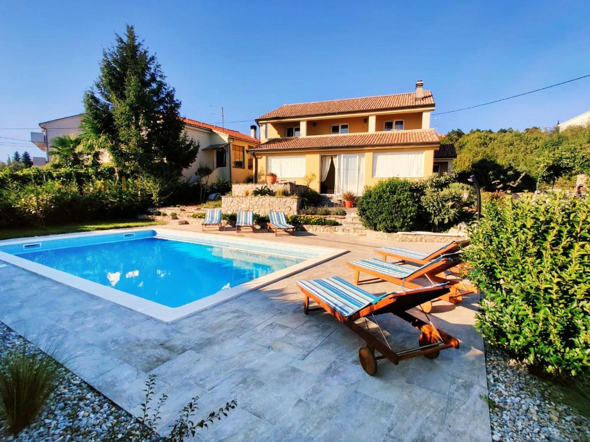 *****Pool House With Beautiful Seaview,Big Garden And Old Tavern***** Rijeka Zewnętrze zdjęcie